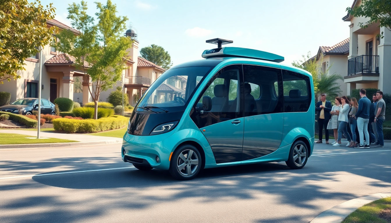 Minibuses autónomos: una revolución en el transporte público