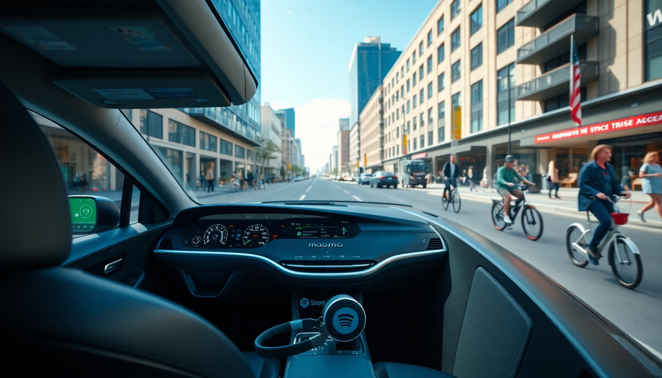 Waymo y Spotify: una unión que transforma el viaje en robotaxi