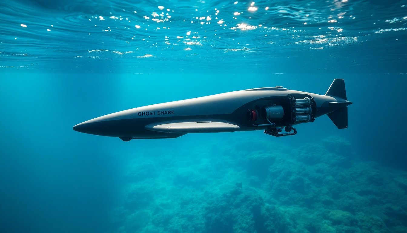 Australia y Anduril impulsan el desarrollo del dron submarino Ghost Shark