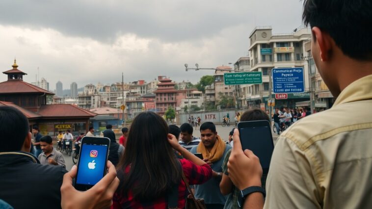 censura en nepal bloqueo de plataformas sociales tras falta de registro python 1757013011