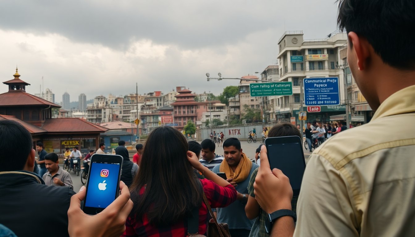 Censura en Nepal: bloqueo de plataformas sociales tras falta de registro