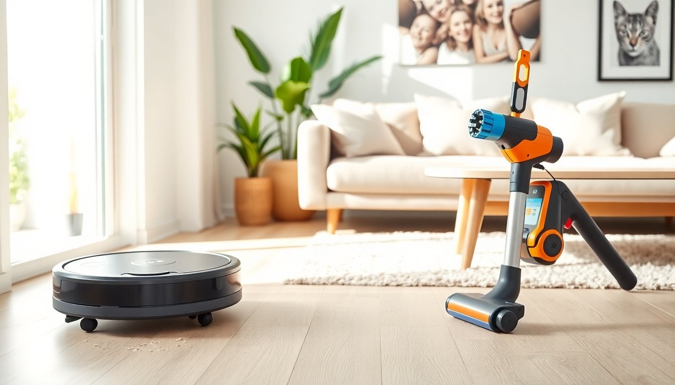 Comparativa entre aspiradoras robot y aspiradoras de mano para 2025