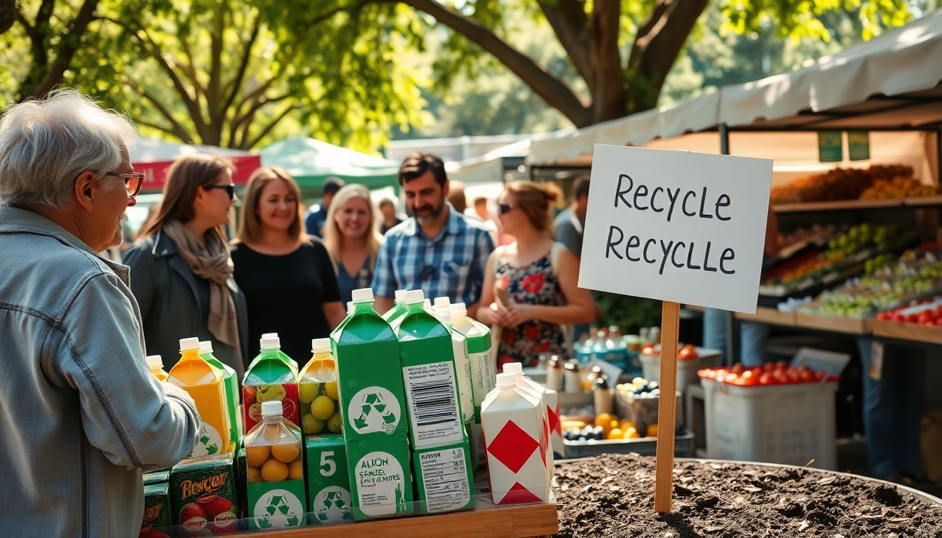 Controversia en Sacramento: ¿Deberían los cartones de bebidas tener el símbolo de reciclaje?