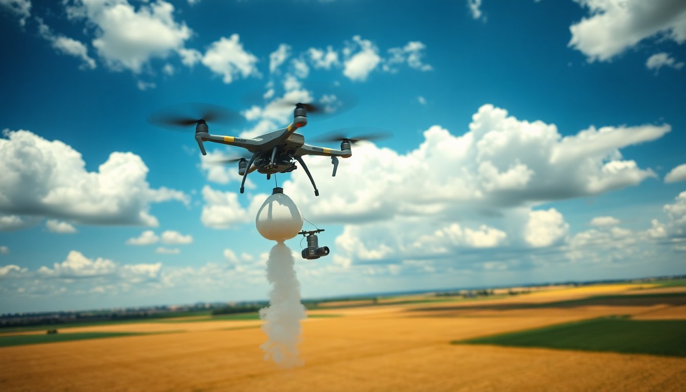 Controversia sobre el uso de drones para siembra de nubes en EE. UU.