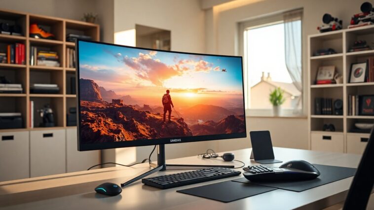 descubre el nuevo monitor curvo de samsung para una experiencia de juego inmersiva python 1757793466