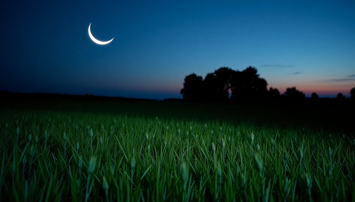 Descubre las fases de la luna y su brillo creciente