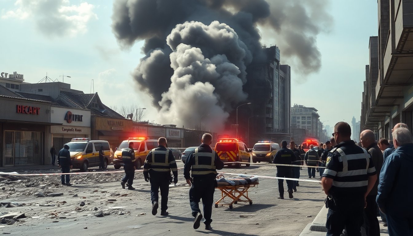 Explosión en el centro urbano: detalles y consecuencias