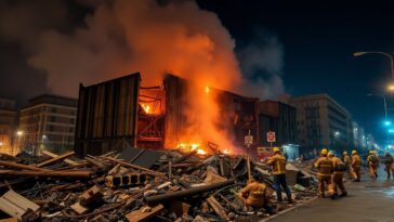 incendio nel centro citta 50 famiglie sfollate python 1758123558