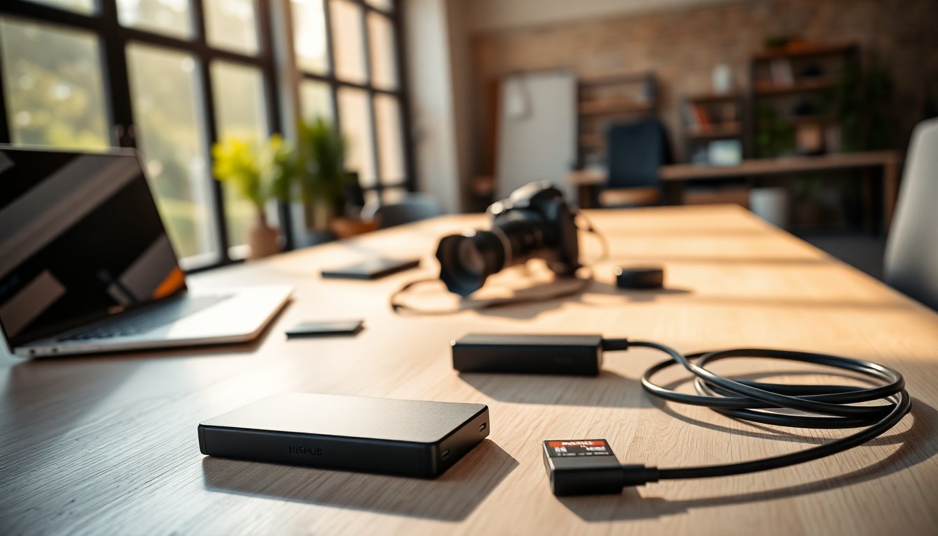 Revoluciona tu flujo de trabajo con el SSD portátil HISHUB