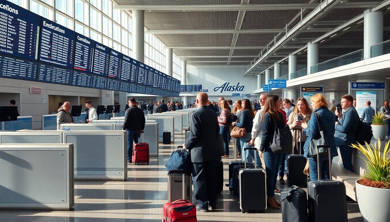 Alaska Airlines Suspende Operaciones Debido a Fallo en su Sistema Informático