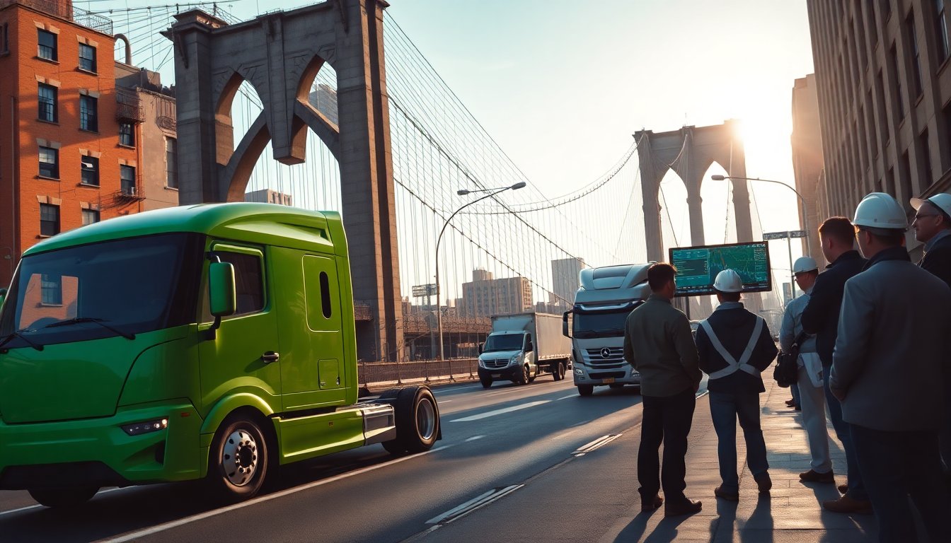Camiones Eléctricos: Desafíos y Oportunidades para las Carreteras y Puentes de Nueva York