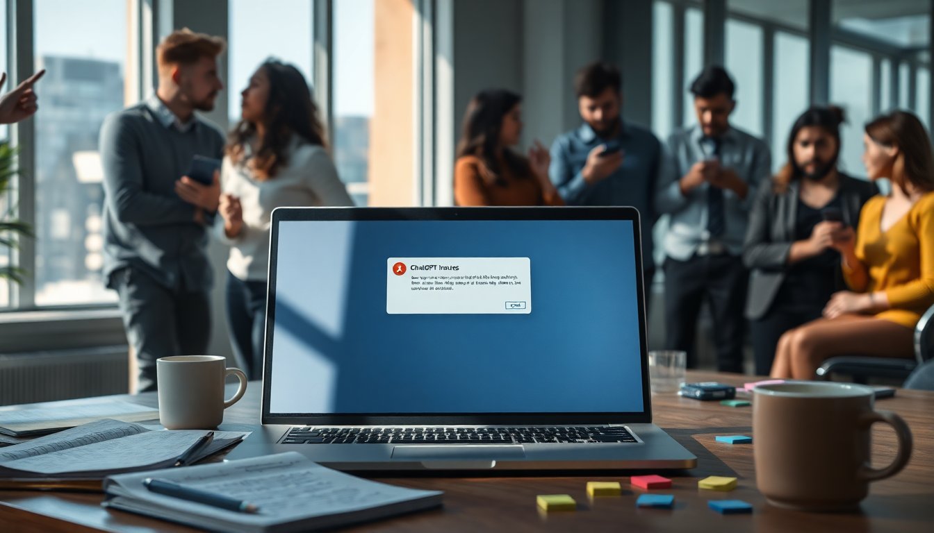ChatGPT enfrenta serios problemas técnicos: ¿qué está sucediendo?