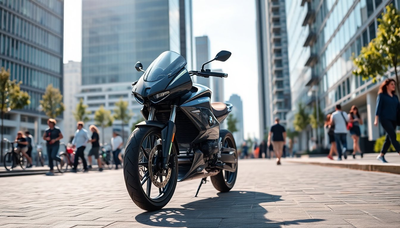 Descubre la innovadora motocicleta eléctrica BMW CE 02