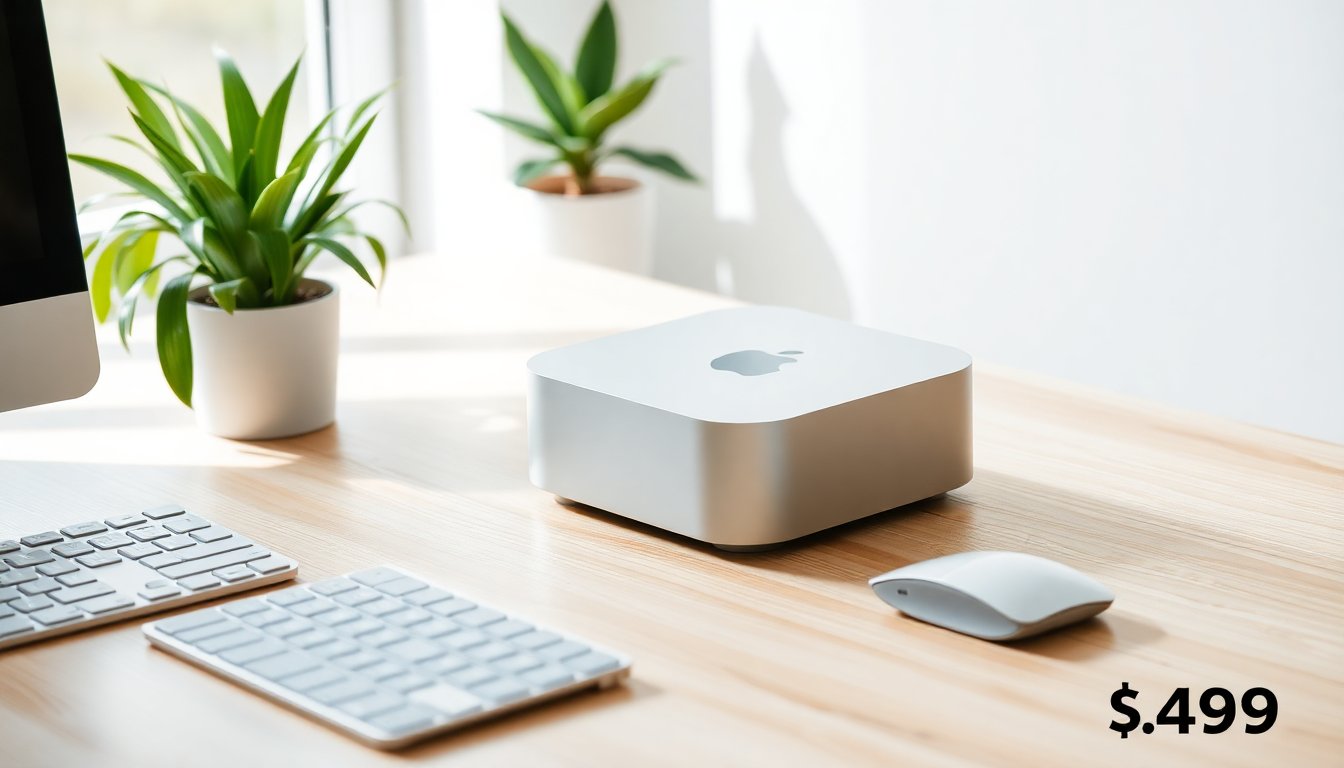 Discover the mac mini with M4 chip now available for $499