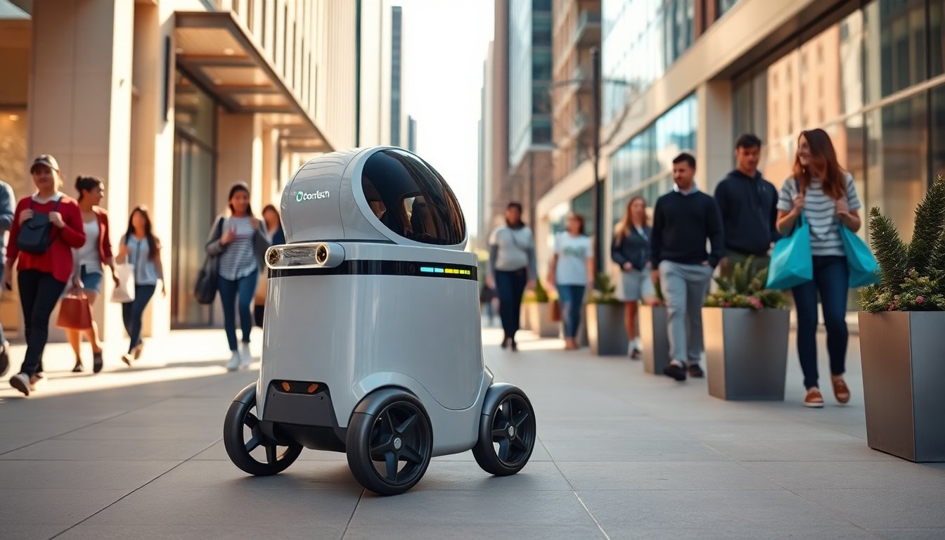 DoorDash presenta su robot de entrega autónomo Dot
