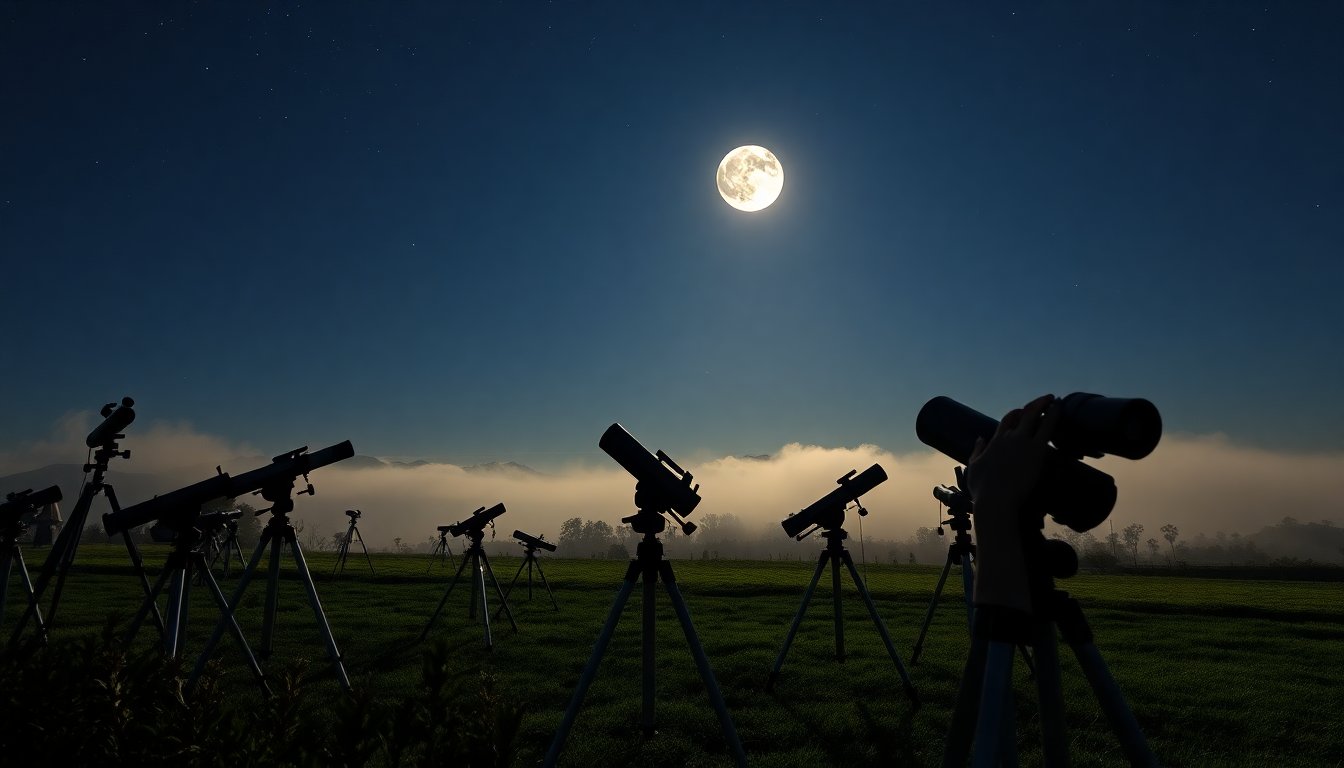 Explora las maravillas de la luna en la Noche Internacional de Observación Lunar