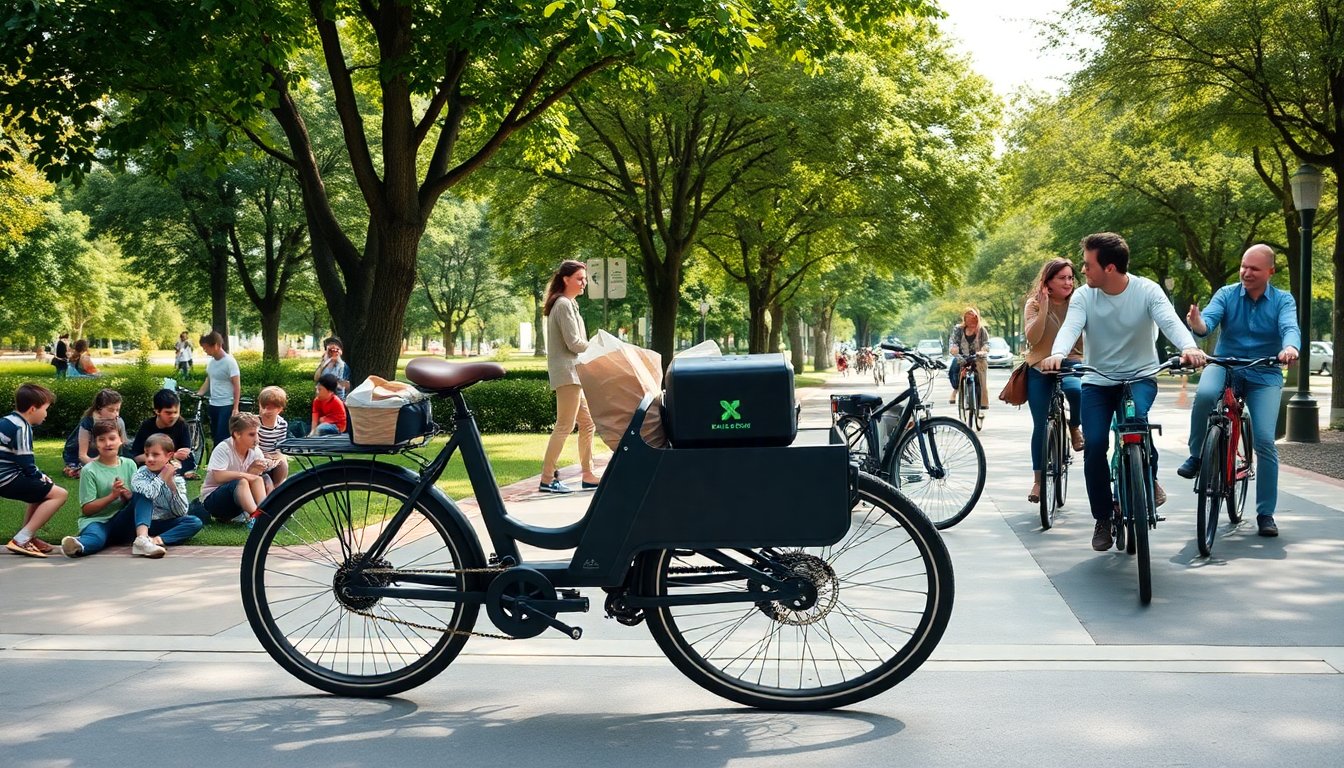 Explorando los beneficios de las bicicletas de carga eléctricas para familias y comunidades