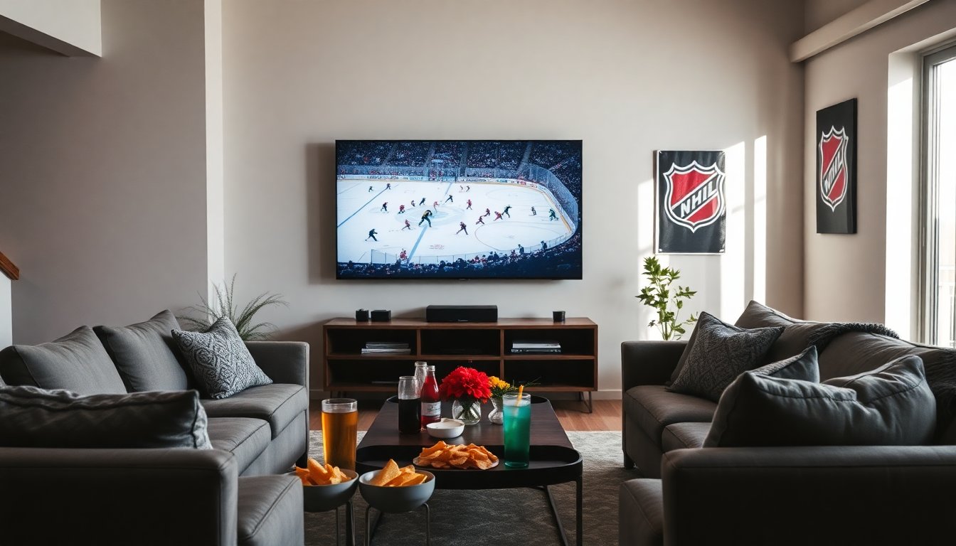 Guía completa para ver partidos de la NHL en streaming 2025-2026