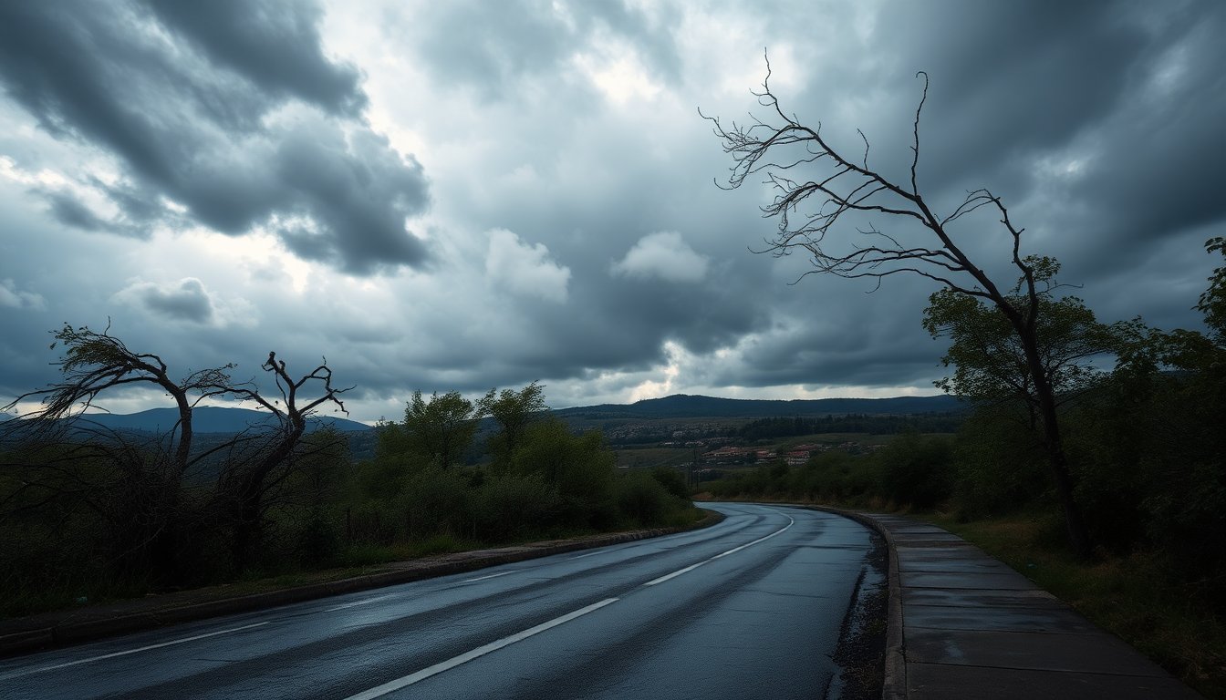 Impacto de la tormenta en el norte de España