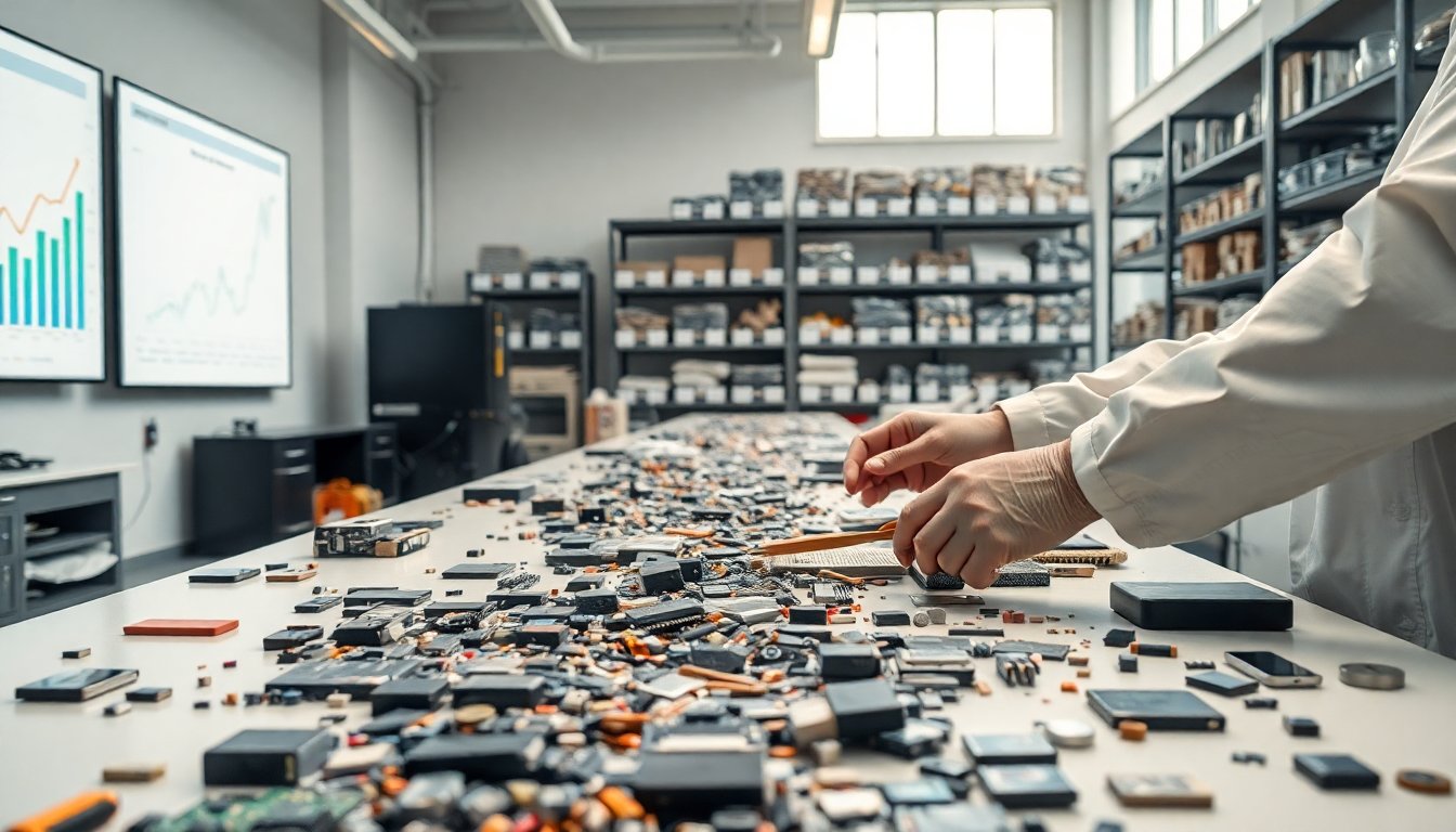 Materiales reciclables para la innovación en dispositivos electrónicos de próxima generación