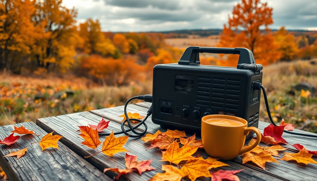 Prepárate para las tormentas de otoño con una estación de energía portátil