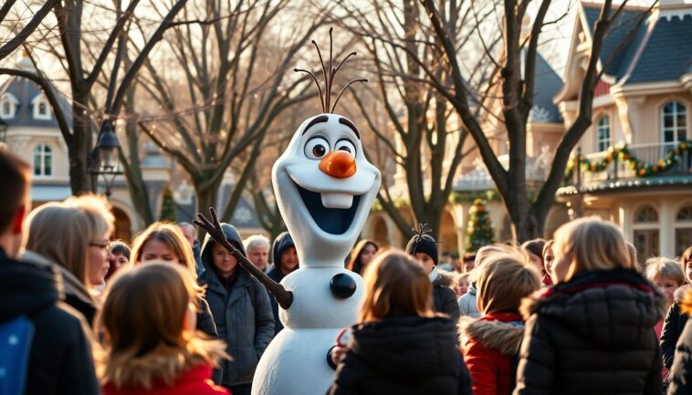disney revela su innovador animatronico de olaf con inteligencia artificial en disneyland paris 1764023634