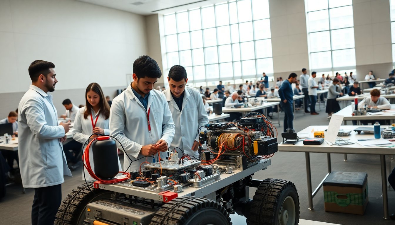 Innovadores iraníes deslumbran con su talento en la competencia de robótica