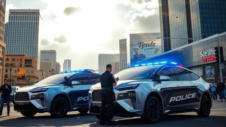 las cybertrucks de tesla innovacion en el patrullaje policial de las vegas 1762101344
