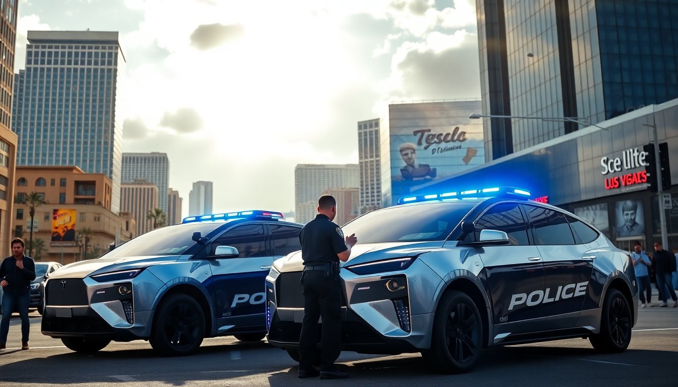 Las Cybertrucks de Tesla: Innovación en el Patrullaje Policial de Las Vegas