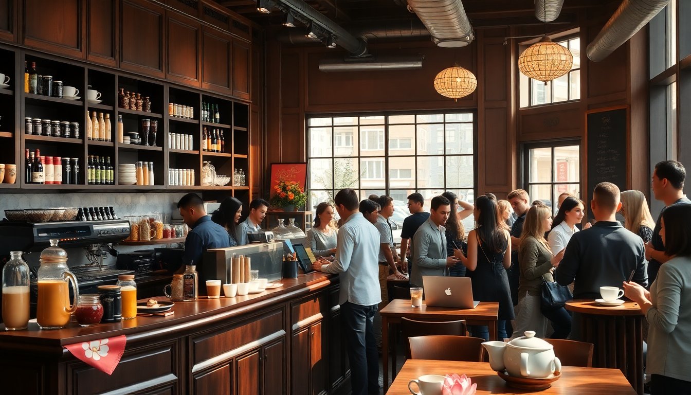Marcas Chinas como Luckin Coffee y HeyTea Compiten con Starbucks en EE.UU.