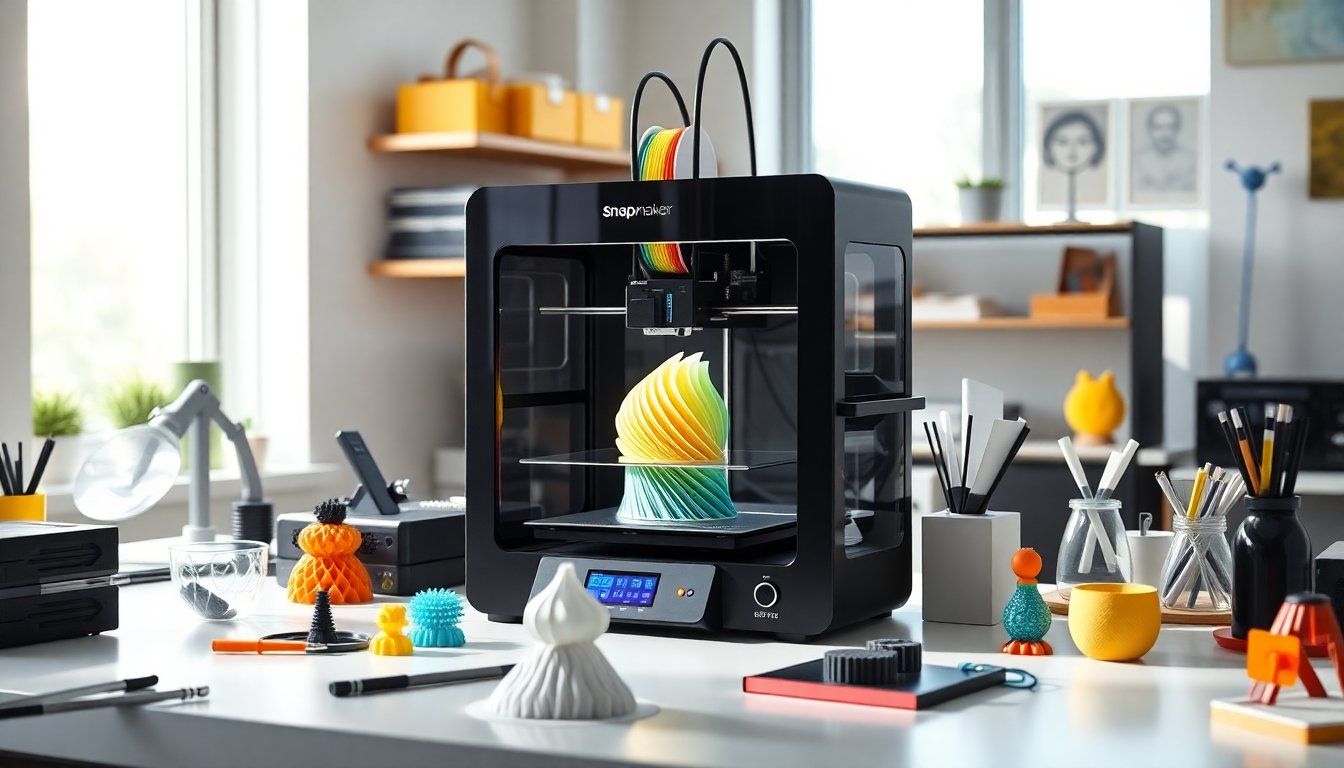 Snapmaker lanza la innovadora impresora 3D U1 tras un crowdfunding exitoso