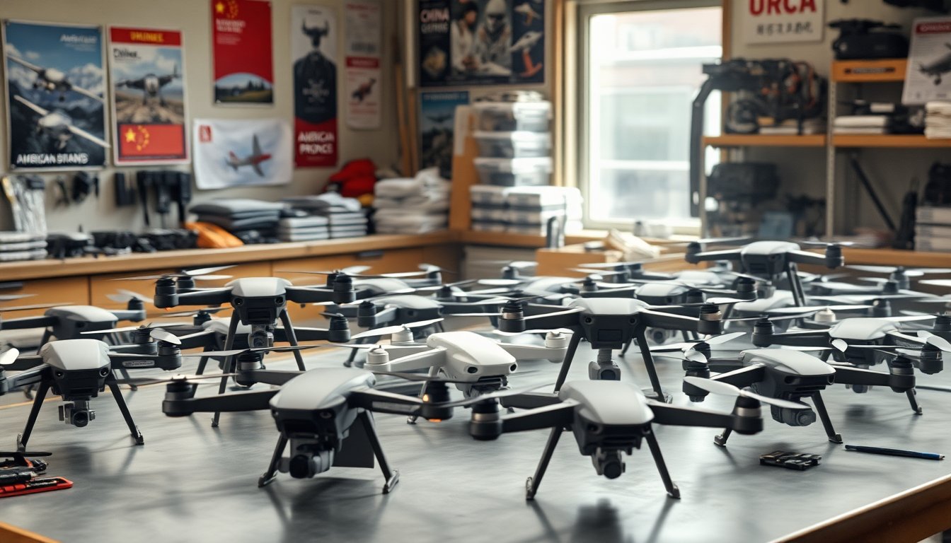 Efectos de la prohibición de drones extranjeros en el mercado estadounidense