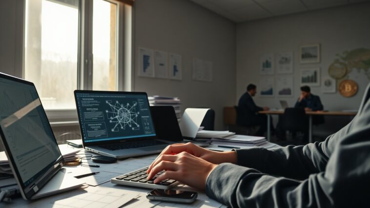 operacion europea desmantelando redes de lavado de dinero con criptomonedas 1764614521