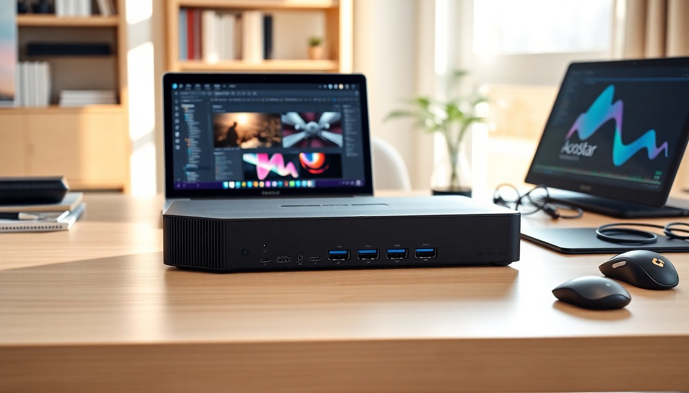 Revisión del Dock eGPU Aoostar AG03: Características Mejoradas y Rendimiento Optimizado