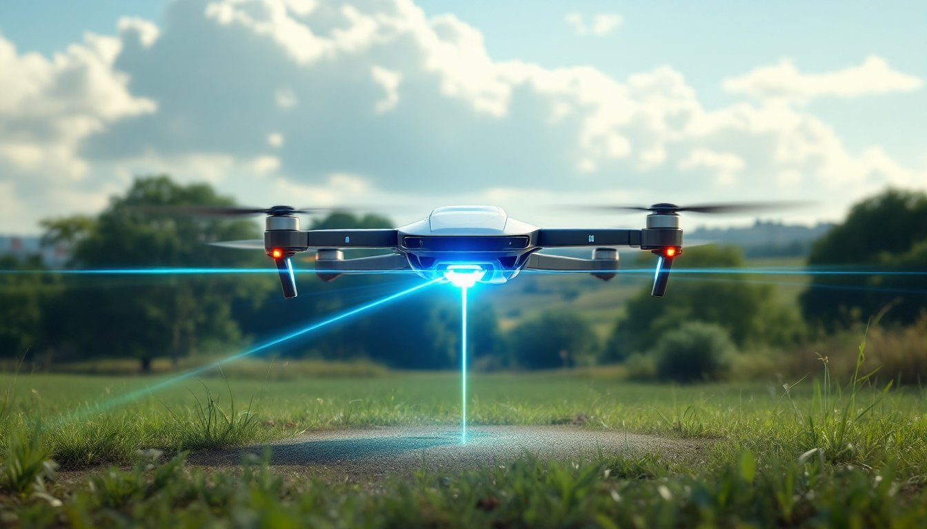 Carga inalámbrica de drones: tecnología láser de 2 km para máxima eficiencia