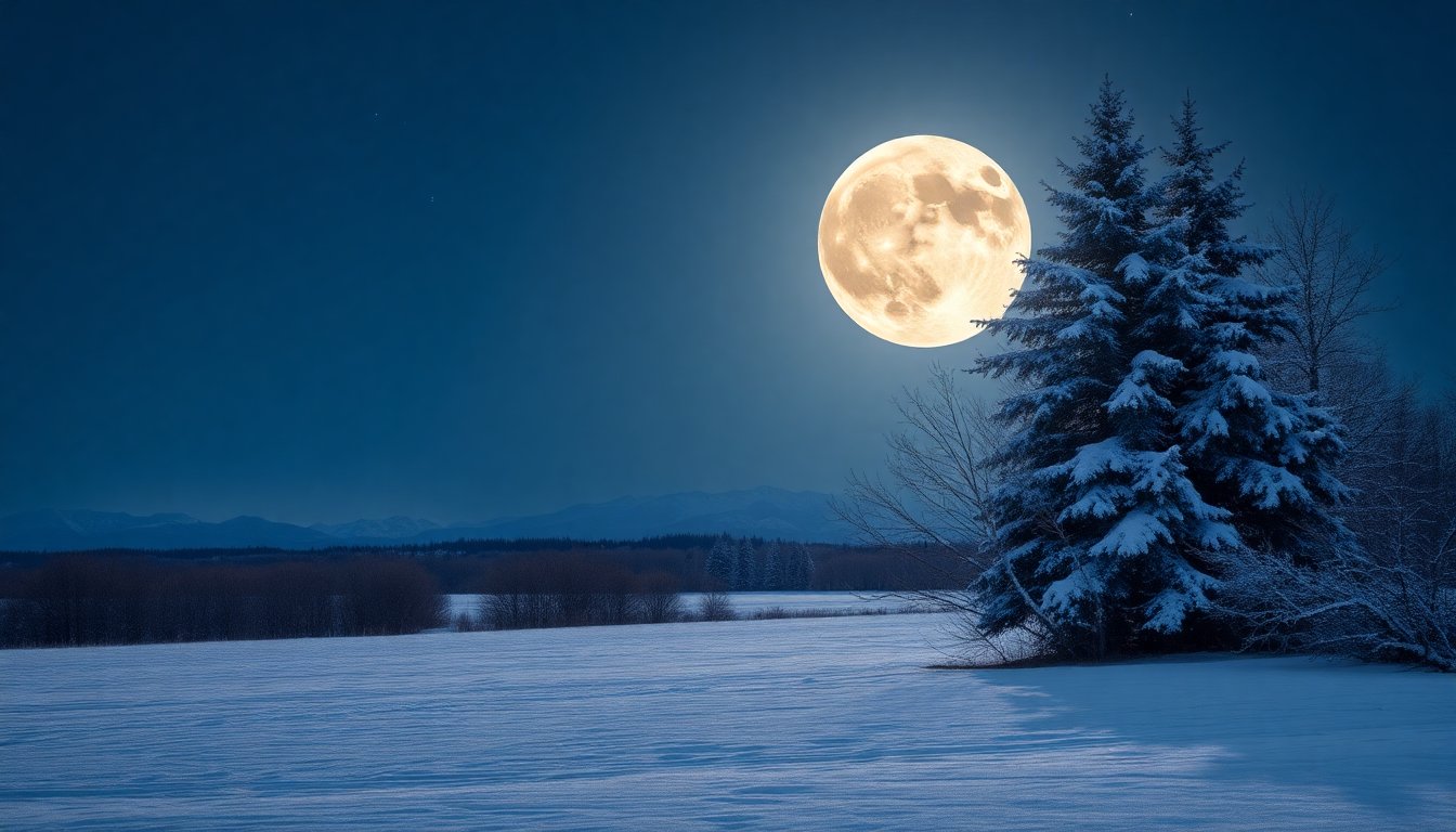 Cómo la luna llena de enero marca el inicio del año