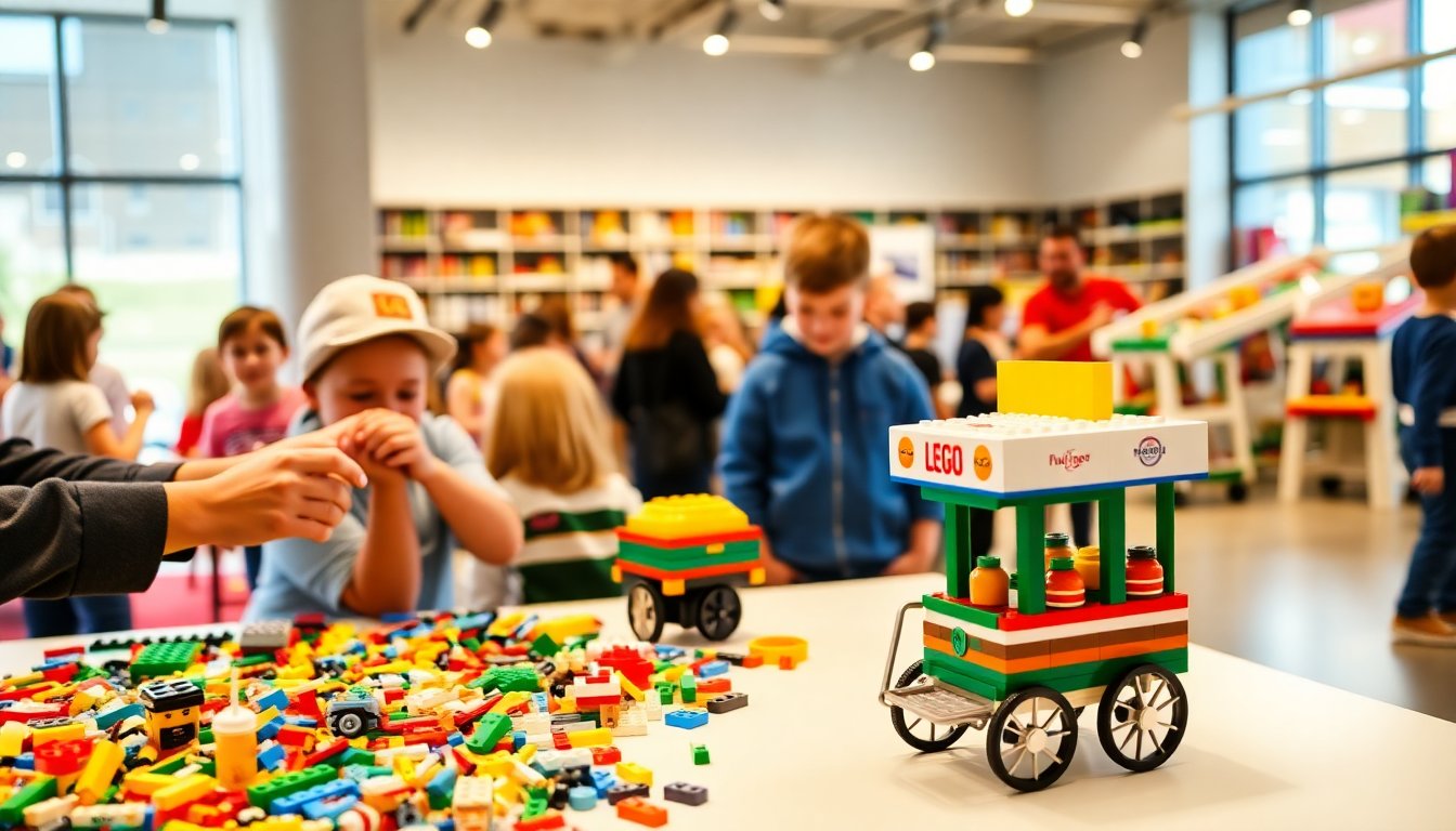 Descubre el emocionante evento de Lego: ¡Construye tu carrito de hamburguesas gratis!