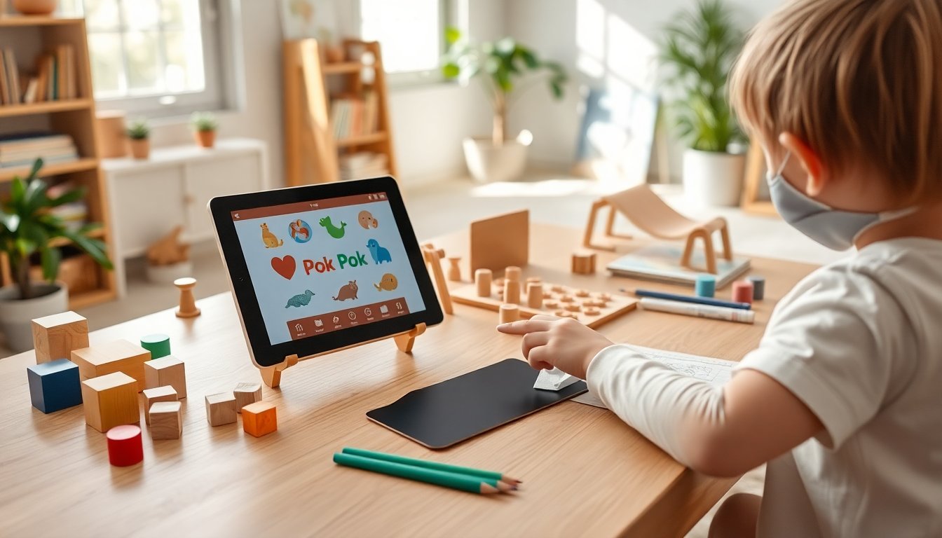 Descubre Pok Pok: la app Montessori que potencia la creatividad infantil