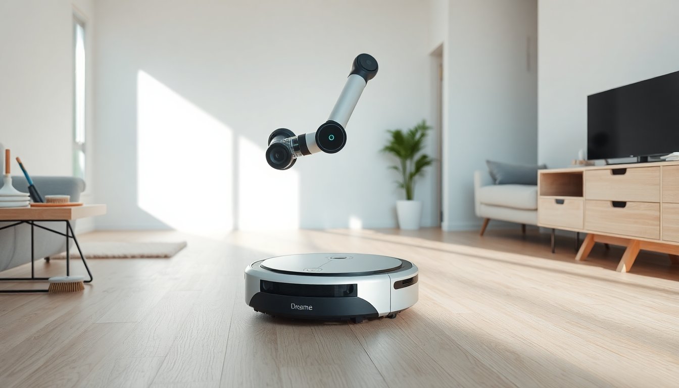 Dreame presenta el Cyber 10 Ultra: el innovador robot aspirador con brazo mecánico