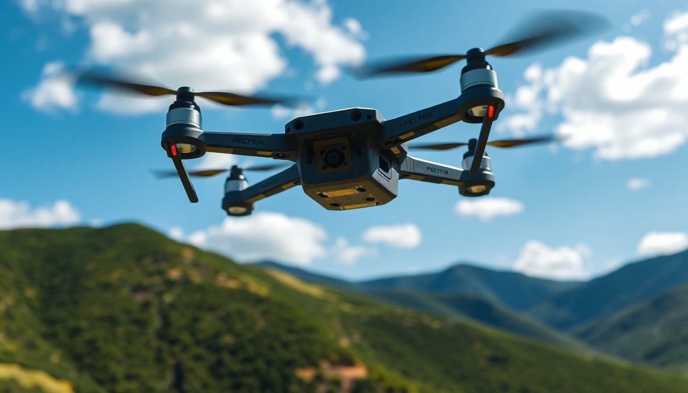 El dron Peregreen V4 rompe récord mundial de velocidad en 3D