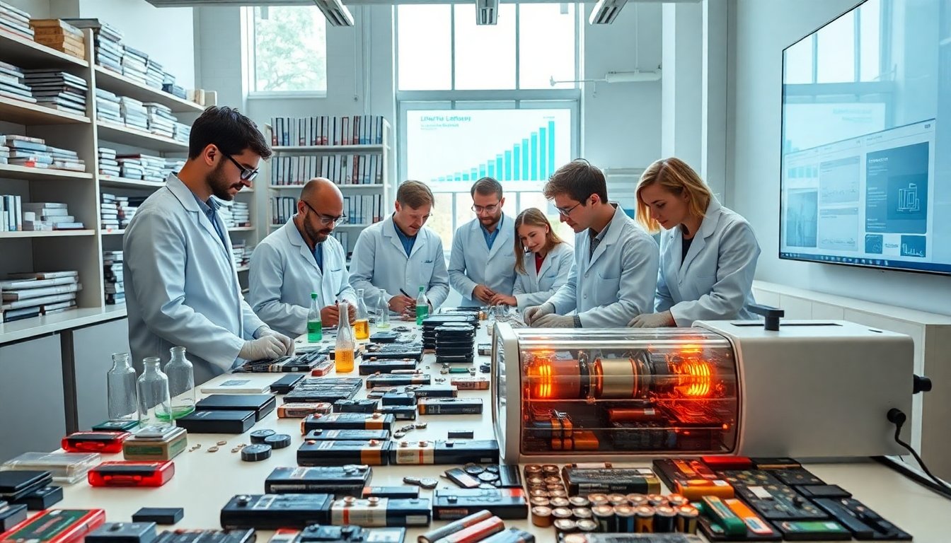 Innovaciones en la recuperación de litio a partir de baterías usadas