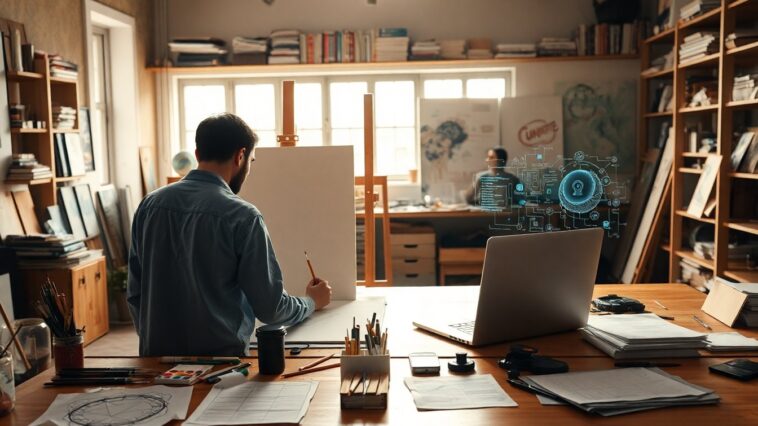 la batalla entre la creatividad humana y la inteligencia artificial en 2026 quien ganara 1769073857