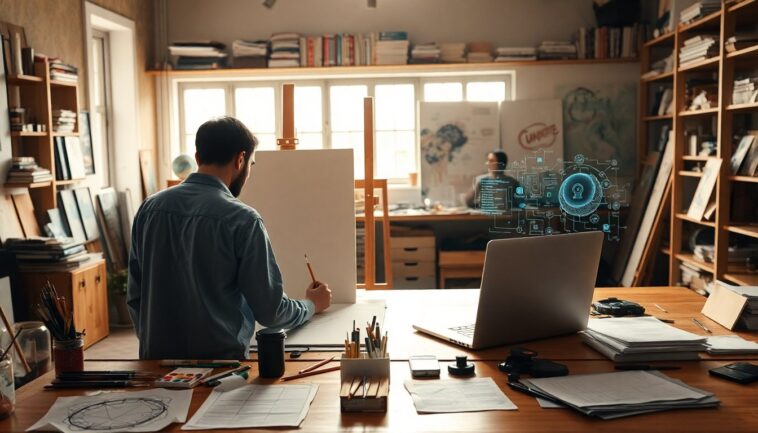 la batalla entre la creatividad humana y la inteligencia artificial en 2026 quien ganara 1769073857