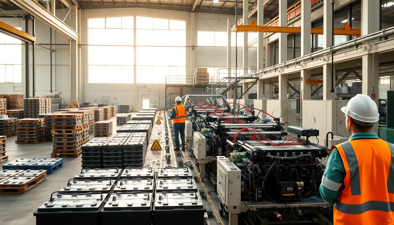 La creciente expansión global de las fábricas de baterías chinas