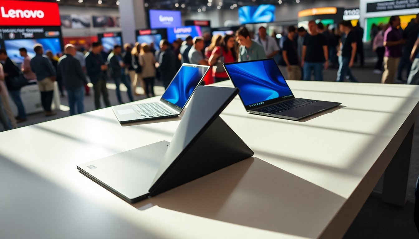 Lenovo presenta sus impresionantes portátiles enrollables en el CES 2026