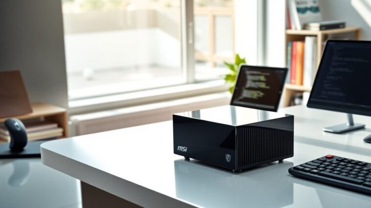 msi lanza ai edge mini pc potente y versatil para desarrolladores 1768370449