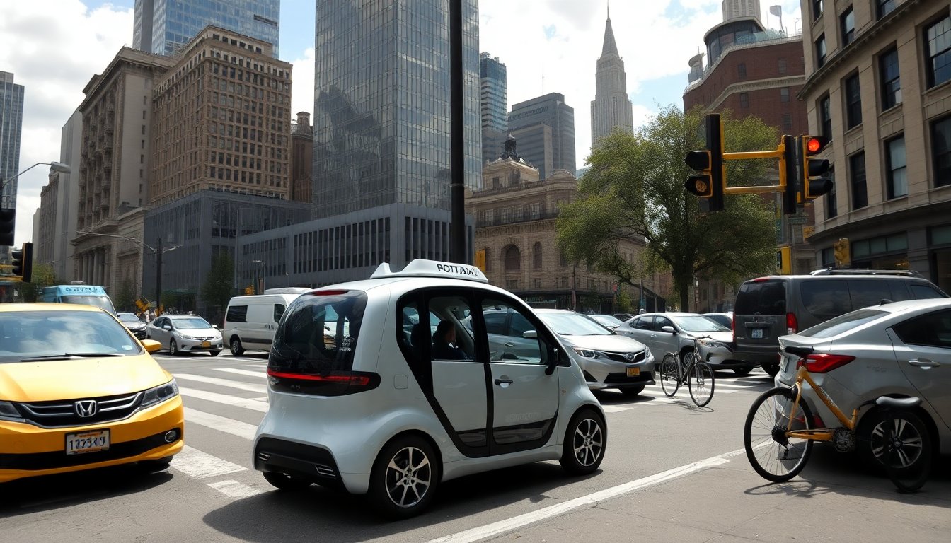 Nueva York impulsa la legalización de robotaxis, pero deja fuera a la Gran Manzana