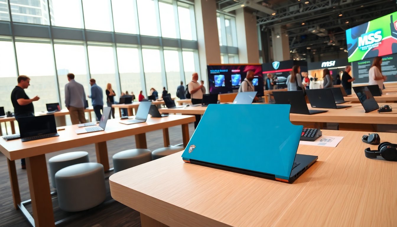 Nuevas laptops de MSI en CES 2026: potencia y diseño renovado