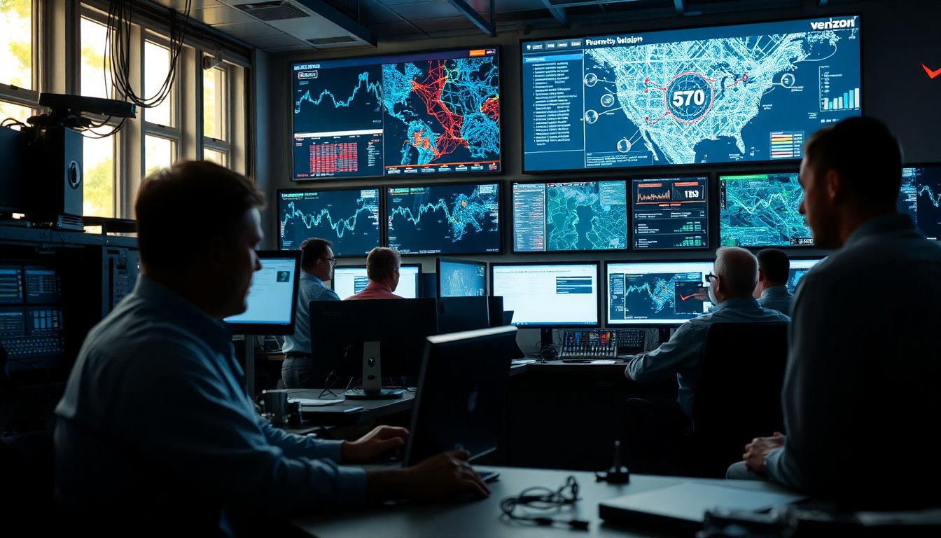 Verizon Restaura Servicios Después de una Caída Significativa de su Red