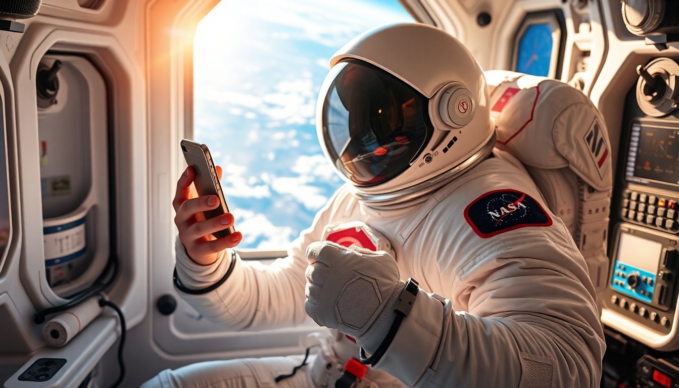 La NASA autoriza el uso de smartphones personales en misiones espaciales